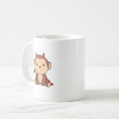 Mug Costume de sorcière singe Halloween mignonne diabl (Devant gauche)