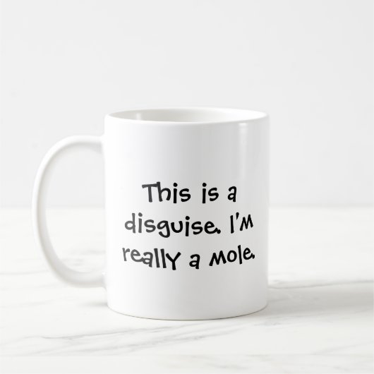Mug Costume de taupe (Gauche)