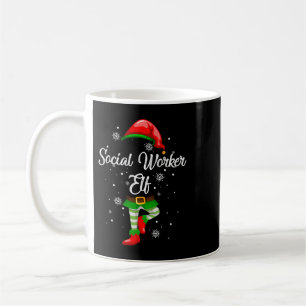 Mug Costume d'elfe travailleur social Drôle Thé cadeau