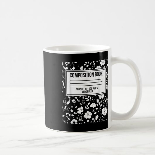 Mug Costume d'Halloween amusant Composition du journal (Droite)