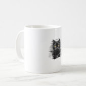 Mug Costume d'Halloween Chat Noir Chat Kitty Éffrayant (Devant gauche)