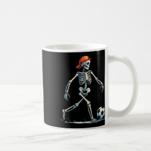 Mug Costume d'Halloween de football de squelette drôle