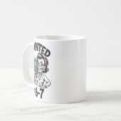 Mug Costume d'Halloween de professeur de mathématiques (Devant gauche)