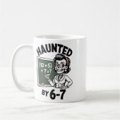 Mug Costume d'Halloween de professeur de mathématiques (Gauche)