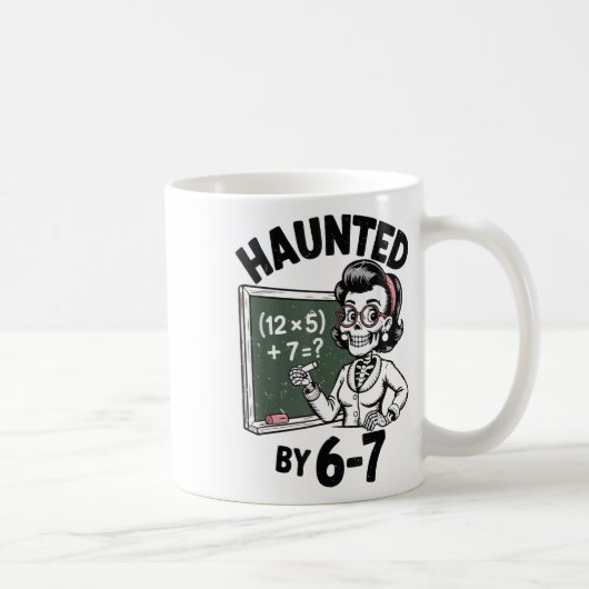 Mug Costume d'Halloween de professeur de mathématiques (Droite)