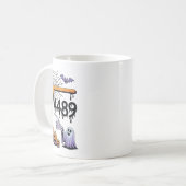 Mug Costume d'Halloween de professeur de mathématiques (Devant gauche)