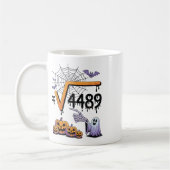 Mug Costume d'Halloween de professeur de mathématiques (Gauche)