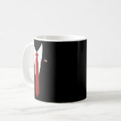 Mug Costume d'Halloween décontracté de Funny President (Devant gauche)