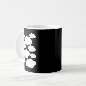 Mug Costume d'Halloween Nuages blancs (Devant gauche)