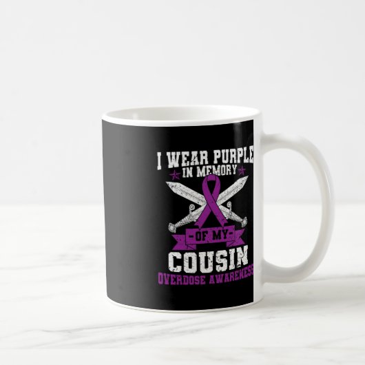 Mug Costume du mois de sensibilisation à la surdose de (Droite)