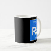 Mug Costume Élément Radium Tableau Périodique Chimie F (Devant droit)