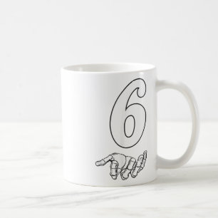Mug Costume Halloween Homme Femme Numéro 6 Corresponda