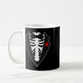 Mug Costume Halloween Squelette Tuxedo (Gauche)
