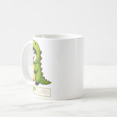 Mug Costume Husky Dinosaur Trex Huskysaurus Animal Lov (Devant gauche)