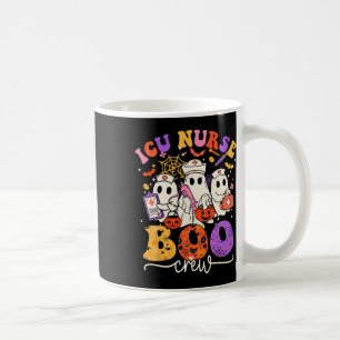 Mug Costume Icu Boo Crew Funny Nurse Ghost Halloween