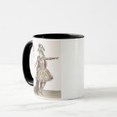 Mug Costume pour Neptune dans plusieurs opéras, gravé (Devant gauche)