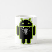 Mug Costume vers le haut de vert androïde (Centre)