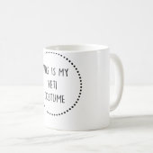 Mug Costume Yeti (Devant droit)