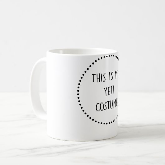 Mug Costume Yeti (Devant gauche)