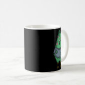Mug Costume Zombie De Poulet Pour Poulets D'Halloween (Devant droit)