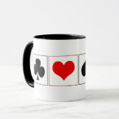 Mug Costumes de carte de jeu (Devant gauche)
