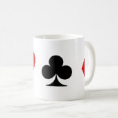 Mug Costumes de carte de jeu (Devant droit)