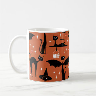 Mug Costumes de fête MCM pour Halloween, chats minimal