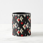 Mug Costumes de jeu de cartes en poker. (Centre)