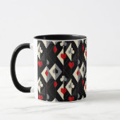 Mug Costumes de jeu de cartes en poker. (Gauche)