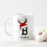 Mug Costumes de Noël Monogramme<br><div class="desc">Chemises de Noël de famille monogrammes Matching</div>