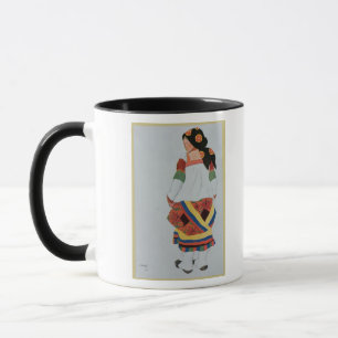 Mug Costumez la conception pour Girl rurale, 1922 (Li