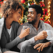 Mug Cosy Citation de Noël Superposition photo