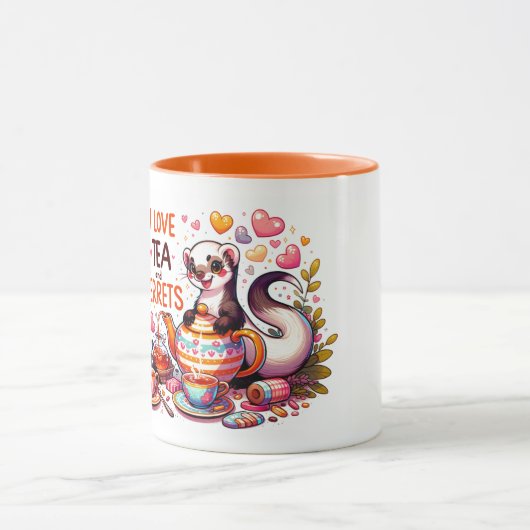 Mug Cosy Ferret Tea Time (Centre)