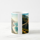 Mug Côte centrale de Big Sur Californie (Centre)