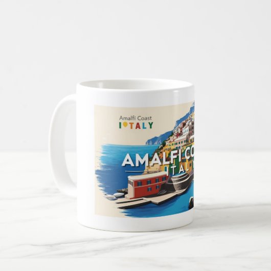 Mug Côte d'Amalfi 1 (Devant gauche)