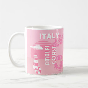 Mug Côte d'Amalfi, Art Voyage, Rose