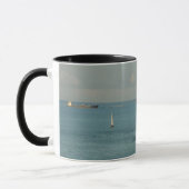 Mug Côte d'Antiguan Beau paysage marin de l'île (Gauche)