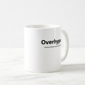 Mug Cote de margarita drôle surévaluée (Devant droit)