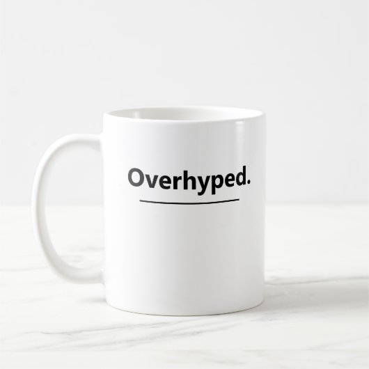 Mug Cote de margarita drôle surévaluée (Gauche)