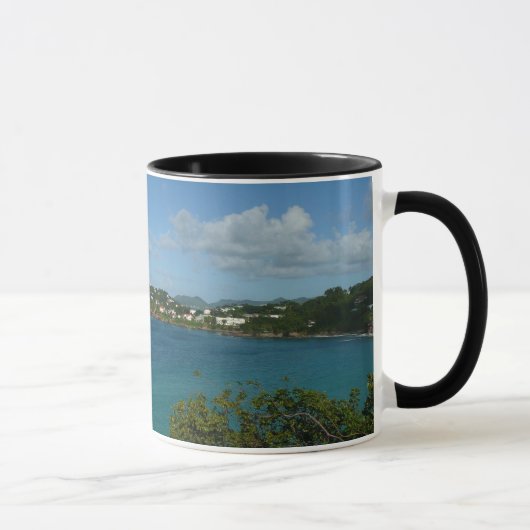 Mug Côte de Sainte-Lucie - Caraïbes Photo de vacances (Droite)