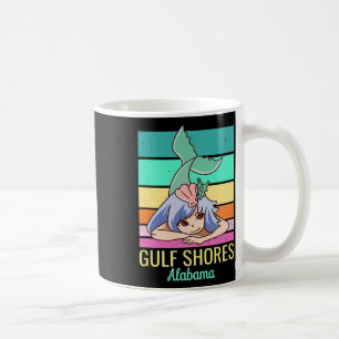 Mug Côte du Golfe Alabyma jolie sirène de vacances