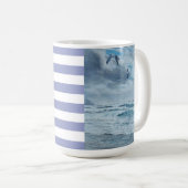 Mug Côte du Pacifique paysage marin/plage/mouettes/vag (Devant droit)