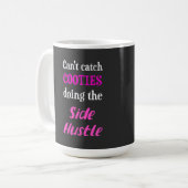 Mug Côté Hustle Cooties Neon Rose Texte (Devant gauche)