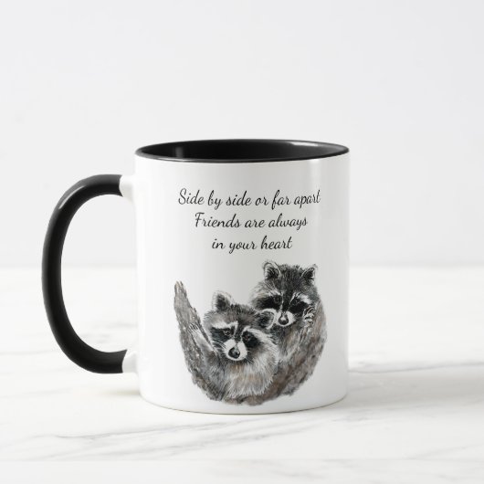 Mug Côté ou Far Apart Friends Citer Raccoon (Gauche)