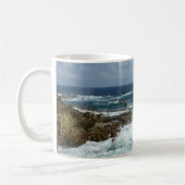 Mug Côte rocheuse d'Aruba et océan bleu (Gauche)