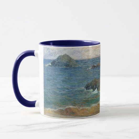 Mug Côte rocheuse par Paul Gauguin, Impressionnisme Vi (Gauche)
