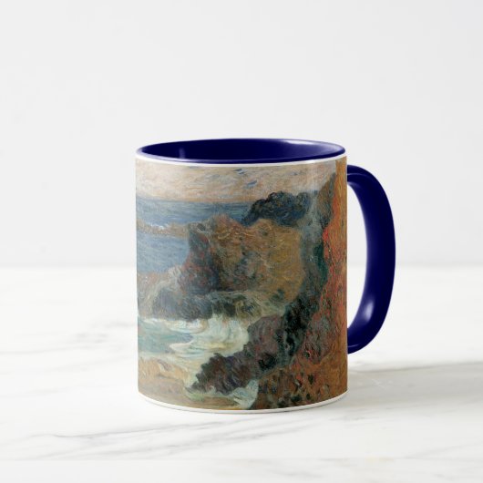 Mug Côte rocheuse par Paul Gauguin, Impressionnisme Vi (Devant droit)