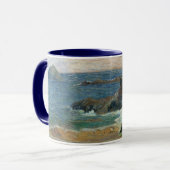 Mug Côte rocheuse par Paul Gauguin, Impressionnisme Vi (Devant gauche)