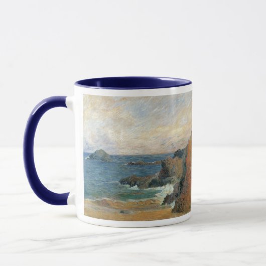Mug Côte rocheuse par Paul Gauguin, Impressionnisme Vi (Gauche)