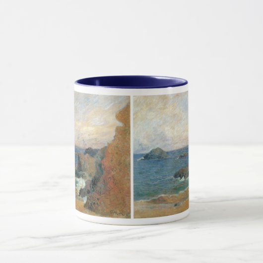 Mug Côte rocheuse par Paul Gauguin, Impressionnisme Vi (Centre)